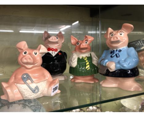 FOUR WADE NAT WEST MONEY BANK PIGS