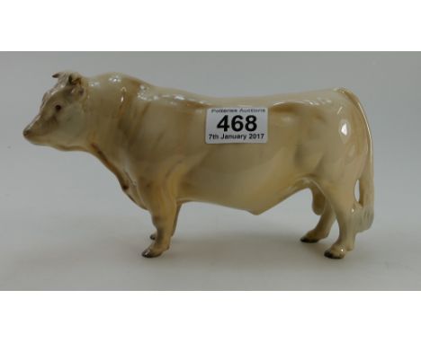 Beswick Cherolais Bull Model 2463A