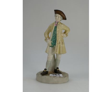 Royal Worcester large figure - The Gallant by James Hadley.