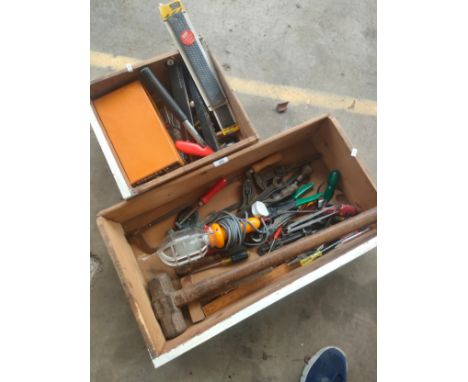 2 Boxes of tools 
