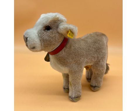 Steiff cow with collar and bell. [25cm high] 