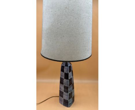 Ceramic Italian Mid- Century Modern Table lamp by Alessio Tasca [Circa 1950s] [79cm high] 