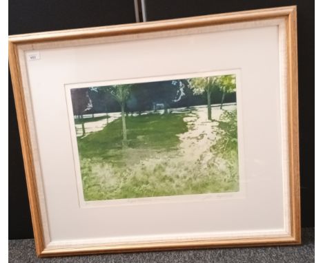 Framed John Hayward print titled ' Royal Botanical Gradens'  3/50 [71x86cm][will not post] 