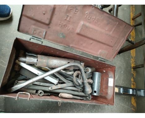 Toolbox with tools contents. 