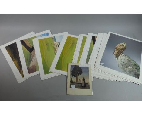 A Collection of Unframed Golfing Prints, Limited Edition Falcon Print and Maxwell Parish Print C.1912 