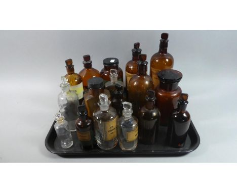 A Collection of Vintage Chemists and Doctors Bottles 