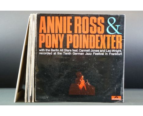 Vinyl - Jazz - 10 Original Uk pressing Jazz albums, including : Annie Ross &amp; Pony Pointdexter (Polydor 583 711), Howard R
