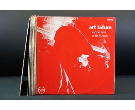 Vinyl - Jazz - 10 Original Uk pressing Jazz albums, including : Art Tatum - Alone And With Friends (Verve), Jam Session (Emar