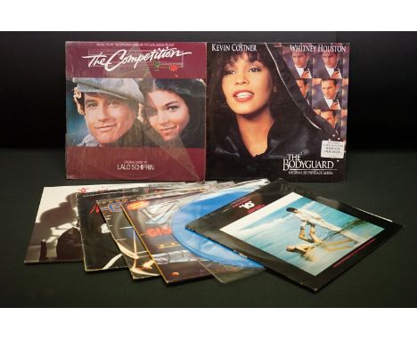 Vinyl - Soundtracks / Electronic - 8 original albums to include: The Bodyguard (1992, original EU pressing, 07822 18699-1) VG