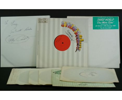 Vinyl - Reggae - 9 UK Test Pressing 12” to include : Black Slate, Black Uhuru, Desmond Dekker, Manasseh Featuring Rasi, K-Cre