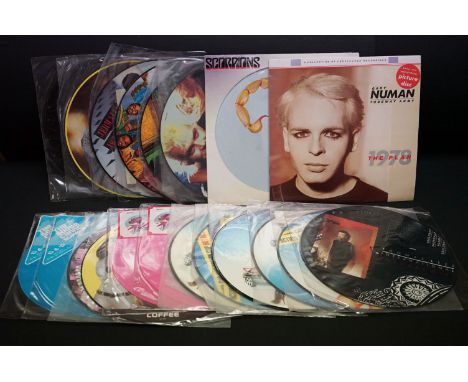 Vinyl - Rock / New Wave / Pop - 22 UK picture discs and colour vinyl 12” (1 album) to include: Gary Numan / Tubeway Army – Th