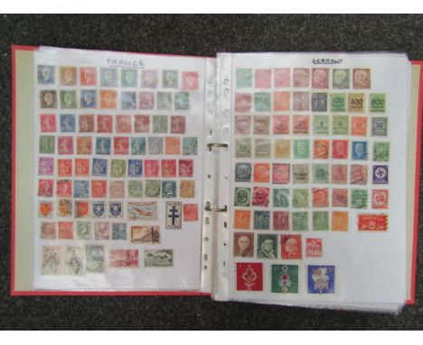 A stamp album including World and First Day covers