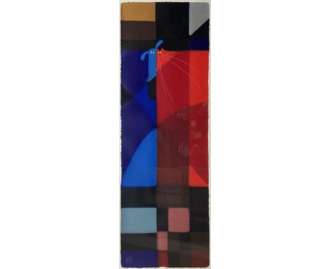 Govinder Nazran (British 1964-2008): 'Tristan &amp; Isolde', limited edition giclée print no.199/250, signed titled and numbe