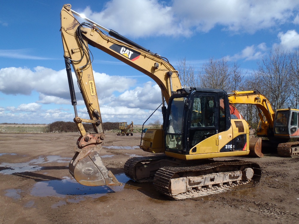 2008 Cat 311 CV 13 Ton Excavator, Zero Tail Swing. 4445 hrs. Ser. No