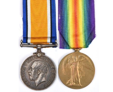 Pair: BWM, Victory (17970 Pte M Craven West York R), VF, (Victory naming faint). 17970 Pte Marshall Craven 9th Bn West Yorksh