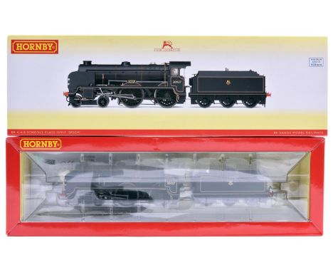 Hornby Railways BR Schools Class 4-4-0 Tender Locomotive 'Epsom' RN30937 (R.3194) in lined black livery. Boxed, Mint as new. 