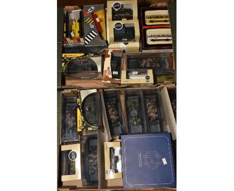 A quantity of Various Makes. Including Oxford - DH82A Tiger Moth T-6296 (RAF Hendon), Oxford Military - Sherman Tank  Mk 111,