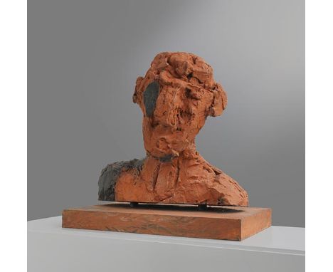 Markus Lüpertz     1941 Liberec/Böhmen - lebt und arbeitet in Berlin, Düsseldorf und Karlsruhe Kopf des Ganymed. 1995. Bronze