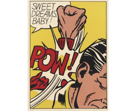 Roy Lichtenstein     1923 New York - 1997 New York Sweet Dreams Baby!. 1965. Farbserigrafie.  Signiert und nummeriert. Aus ei