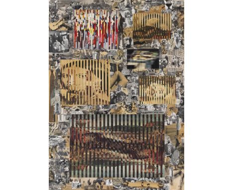 Jirí Kolár     1914 Protivín - 2002 Prag Musterbuch III. / Die Versuchung des Hl. Antonius. 1964. Collage und Rollage aus ver