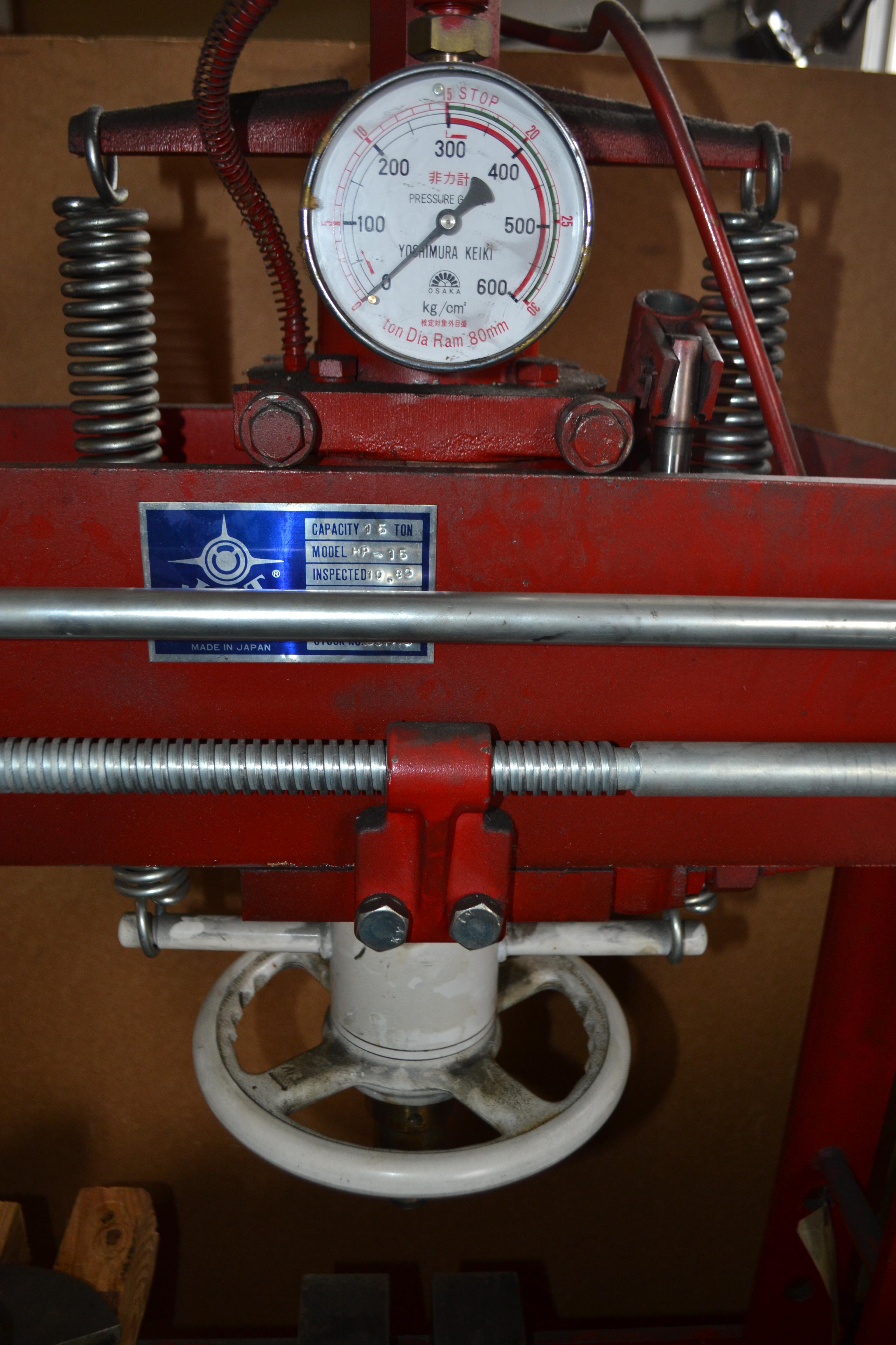 Jet HP15 15 ton Hydraulic press