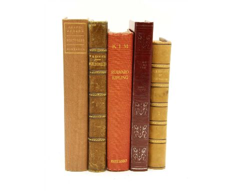 Kipling, R: 14 volumes of the works, including 2 first editions. All in the publishers matching red cloth; Plus: Shakespeare’
