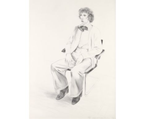 δ David Hockney (b.1937)Gregory Evans (Tokyo 165)Lithograph, 1976, signed and dated in pencil, numbered from the edition of 9