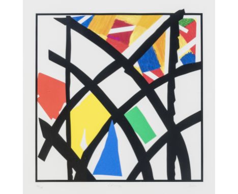 δ Sandra Blow (1925-2006))Crystal Glazing (Basford 33)Screenprint in colours, 2003, signed, titled and numbered from the edit