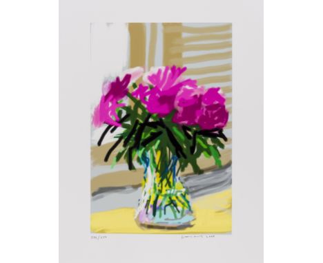 δ David Hockney (b.1937)iPhone drawing 'No. 535', 28th June 2009Inkjet print in colours, 2009, signed and numbered from the e