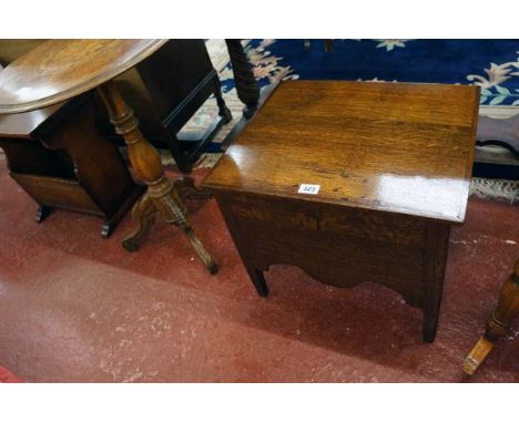 Converted Georgian oak commode