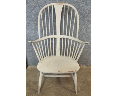 A Ercol painted Chairmakers chair 