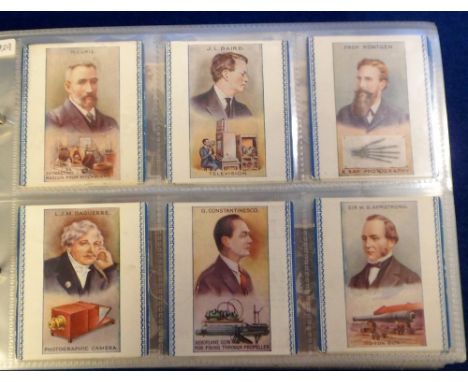 Cigarette &amp; trade cards, an album of sets &amp; parts all relating historical celebrities &amp; famous men &amp; women in