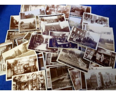 Postcards, Middlesex, a fine and comprehensive RP collection of 61 cards of Harrow School, the majority photographed by Scrib