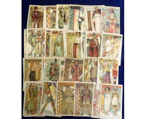 Trade cards, France, Guerin-Boutron, Costumes, Ancient &amp; Modern, 1st Series (71/72) (most with slight back damage &amp; s