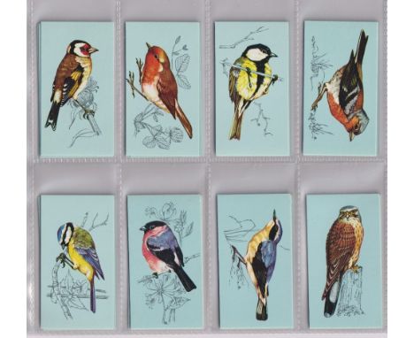 Cigarette &amp; trade cards, Tetley Tea British Birds (47/48, missing no 47 vg/ex) &amp; Ogden's British Birds (set, 50 cards