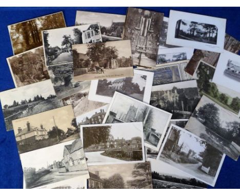 Postcards, Surrey, a collection of approx. 35 cards of Surrey Villages inc. Churt, Heath End, Compton etc. with a few of RP's