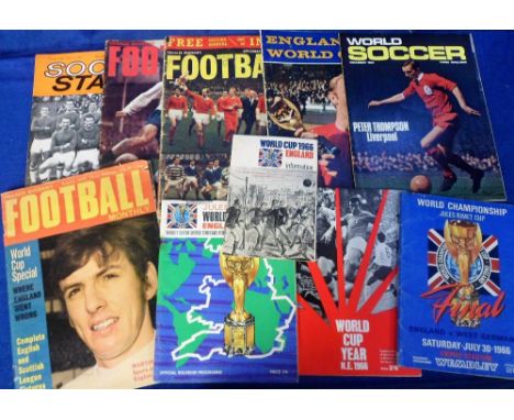 Football, World Cup, selection of items inc. World Cup Final (Line-up page blank, some slight marks) &amp; Tournament program