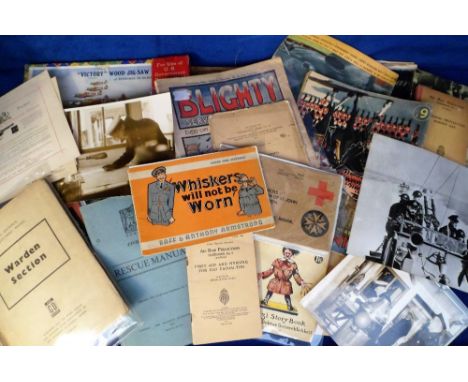 Military Ephemera, a large quantity of military items to include cotton escape maps 66-B, 66-C, 66-F and 66-G all Anglo-Egypt