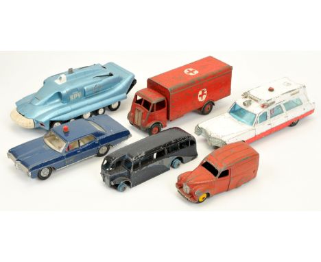 Dinky group of unboxed cars&nbsp; - Including (1) Dinky Supertoys Guy truck; (2) 104 Spectrum Pursuit Vehicle; (3) Superior R