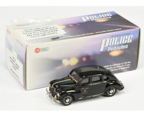 Brooklin Models IPV15 "International Police Vehicles 1953 Jowett Javelin "States of Jersey" - black - Near to mint (signs are