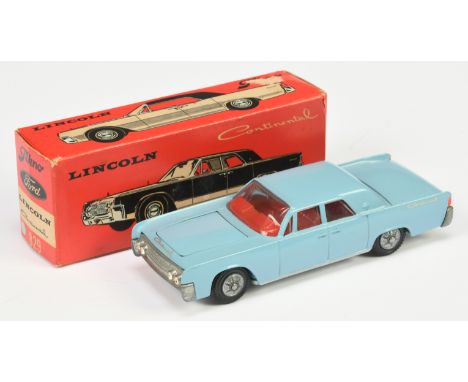 Tekno No.829 Ford Lincoln Continental - Light blue body, red interior - Excellent Plus in Good box.