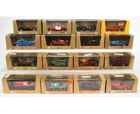 Brumm Oro 1/43rd scale Vintage Racing Cars - Including Jaguar XK120 HP 160; (2) Renault G.P 3B 90 HP corsa1906; (3) Bentley H