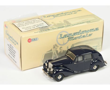 Lansdowne LDM64 1951 Bentley Mk VI- Ivo Peters, midnight blue, light grey interior - Mint in Excellent Plus box with inner pa