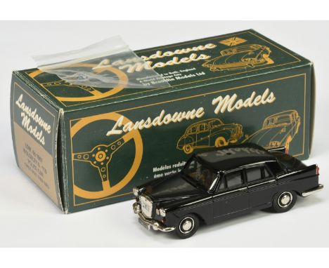 Lansdowne LDM6B 1961 Wolseley 6-110 Police Car - black, dark grey interior, blue roof light - Excellent Plus (sign is in a cl