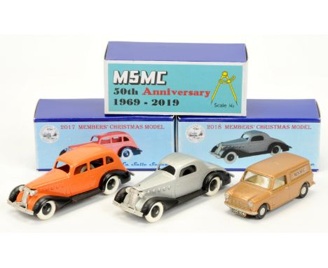 Group of recent issue models - Including&nbsp; MSMC Morris Mini Van No. 210 - 50th Anniversary 1969-2019 - 1/42 scale - Chris