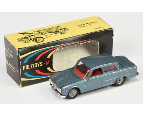 Politoys - M 523 Alfa Romeo Giulia TI - Made in Italy - Excellent Plus in Fair box.