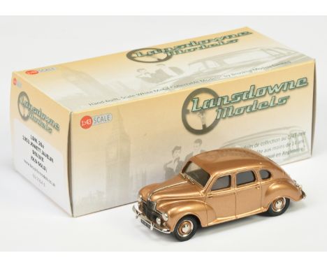 Lansdowne Models 1:43 scale LDM26A 1953 Jowett Javelin Deluxe - old gold - Mint in Mint box.