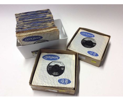 Approximately 90 singles on the London Label including Bobby Darin, Everly Brothers, Pat Boone, Duane Eddy, Ned Miller, Bobby