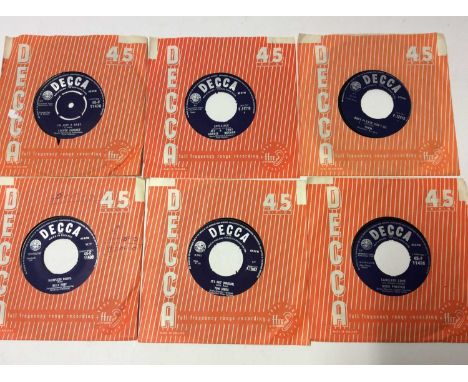 Approximately 170 single records on the Decca label including some early ‘tri’ labels including Billy Fury, The Tornados, Twi