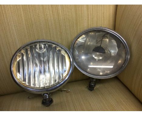 Late 1930s Notek Centre spot lamp and one other(2)